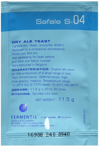Fermentis SafAle S-04